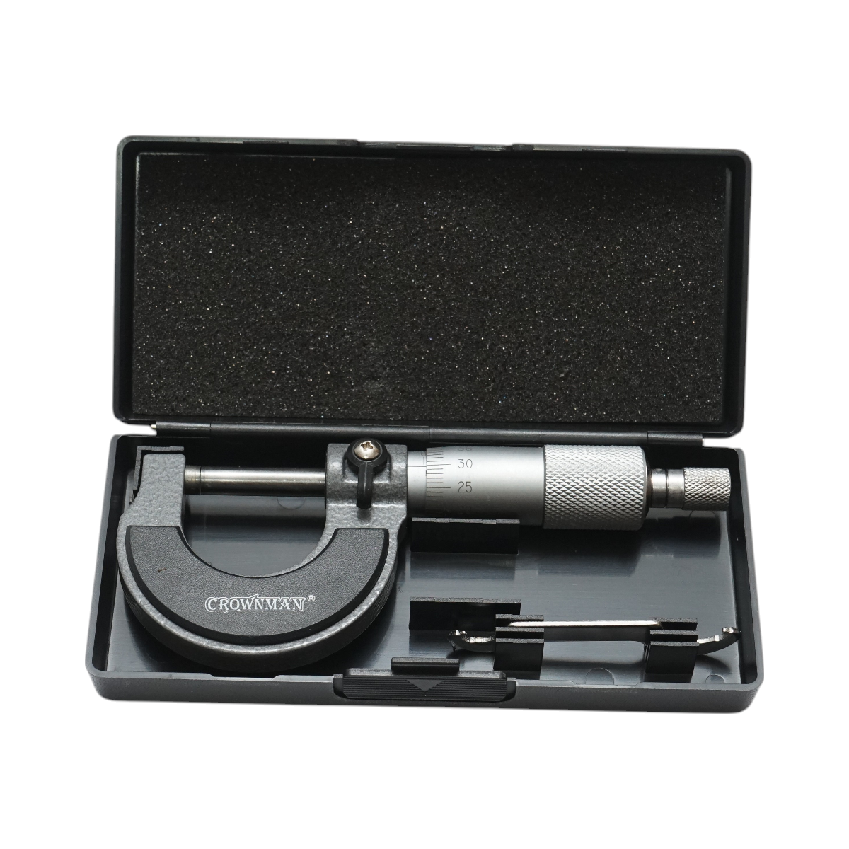 Exterior mechanical micrometer 0-25mm Crownman